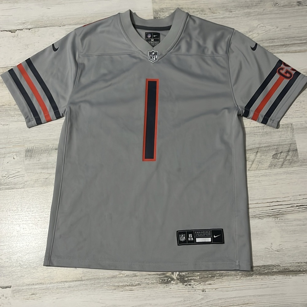 Nike Justin Fields Chicago Bears Jersey Size Medium - Picture 3 of 9